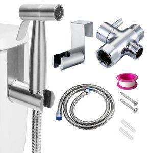 Handheld Bidet Sprayer Set for Toilet (Stainless Steel Parts)